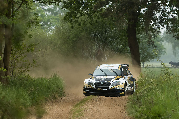 Freddy Loix en Johan Gitsels nemen in stijl afscheid van ŠKODA Fabia Super 2000